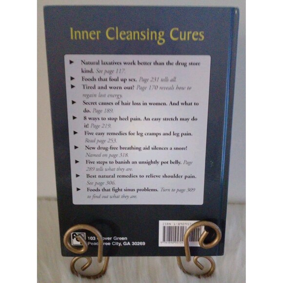 Inner Cleansing Cures by editors of FC&A Publishing Staff 1999 Natural Cures HC - Picture 3 of 3